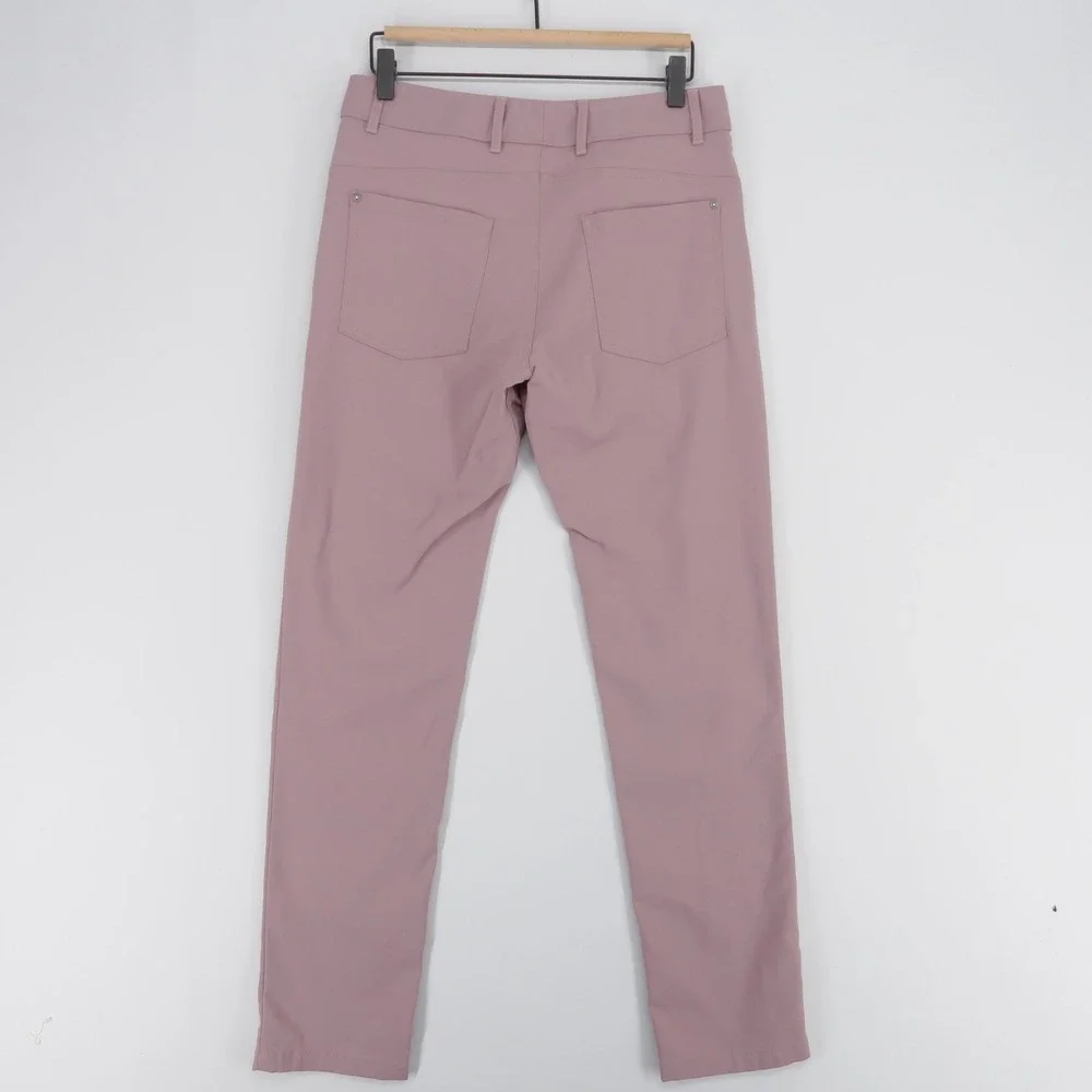 Outlier Slim Dungarees Pants Mens 31 Mauve Workcloth Schoeller Doubleweave - Picture 2 of 9